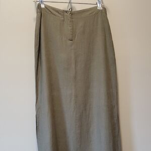 New York & Company Olive Green Pencil Skirt